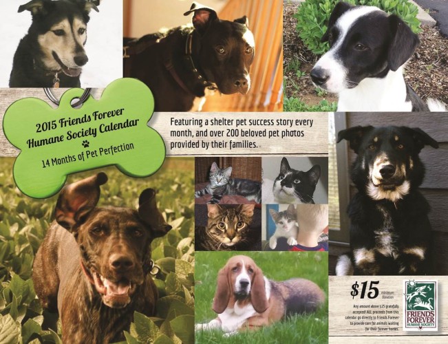 Friends Forever Humane Society 2015 Calendar