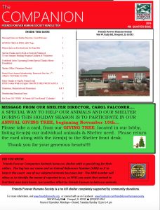 FFHS 4th Qtr 2016 Newsletter