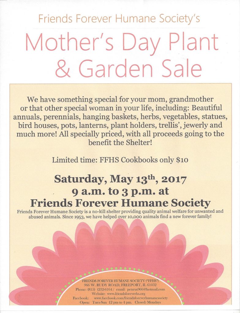 Mothers Day Sale 5-2017