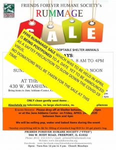 image of the Rummage Sale flyer